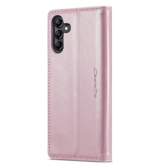 θήκη CASEME για Samsung Galaxy A14 5G, Waxy Textured, ροζ