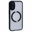 Μαγνητική θήκη MagSafe Dual Glass για iPhone 16, μαύρη