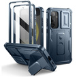 Θωρακισμένη θήκη για Samsung Galaxy S24 Plus, Dexnor Full Body (Two Frames), σκούρο μπλε