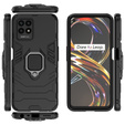 Θήκη για Realme 8i, Kickstand Ring, μαύρη