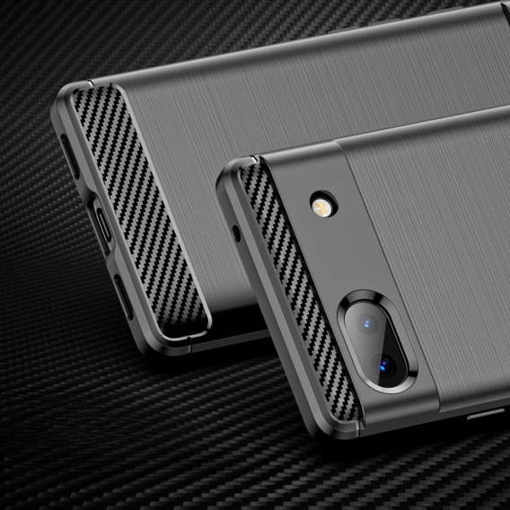 Θήκη για Google Pixel 6A, Carbon, μαύρη