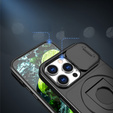 Θήκη για iPhone 16 Pro, Military Magnet, για MagSafe, μαύρη