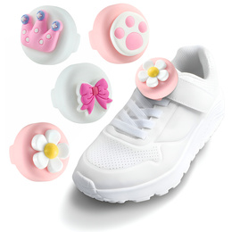 Σετ 4x θήκες για Apple AirTag, με κοριτσίστικο μοτίβο - ροζ