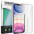 2x Μετριασμένο γυαλί για iPhone XR/11, ERBORD 9H Hard Glass στην οθόνη