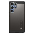 θήκη Spigen για Samsung Galaxy S25 Ultra, Tough Armor Mag Mag MagSafe, γκρι + μετριασμένο γυαλί 9H
