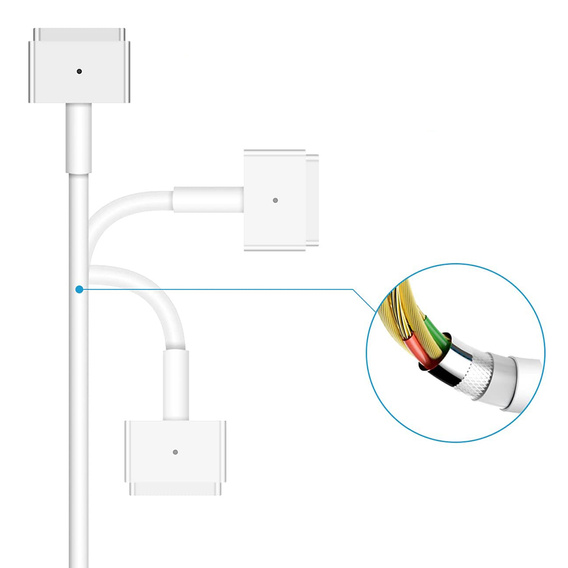 Τροφοδοτικό 45W για Apple Macbook Air 11/13 14,85V 3,05A με καλώδιο Magsafe 2 «T»
