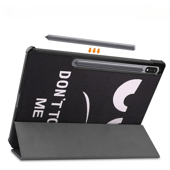 Θήκη για Samsung Galaxy Tab S9 Plus, Smartcase, don't touch me