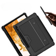 Θήκη + πληκτρολόγιο Galaxy Tab S8+ / Tab S7 +/ Tab S7 FE, NILLKIN Bumper Pen Slot, μαύρη