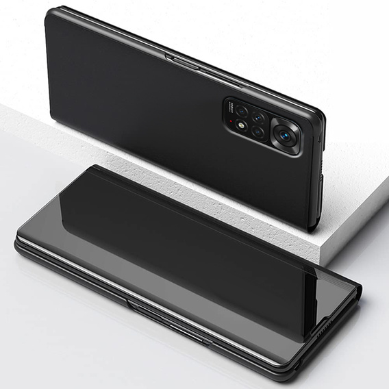 Θήκη για Xiaomi Redmi Note 11 / 11S, Clear View, μαύρη