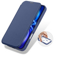 Θήκη Dux Ducis για iPhone 17 Pro Max, Skin X Pro, με πτερύγιο, για MagSafe, navy blue