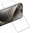 2x Μετριασμένο γυαλί για iPhone 15 Pro, ERBORD 9H Hard Glass στην οθόνη
