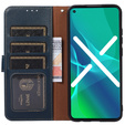 Θήκη με πτερύγιο για Motorola Edge 30 Neo 5G, KHAZNEH RFID, Dual Color, μπλε