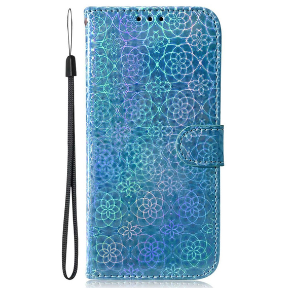 Θήκη με πτερύγιο για Oppo A17, Wallet mandala, μπλε