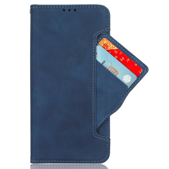 Θήκη με πτερύγιο για Xiaomi Redmi 14C, Card Slot, σκούρο μπλε