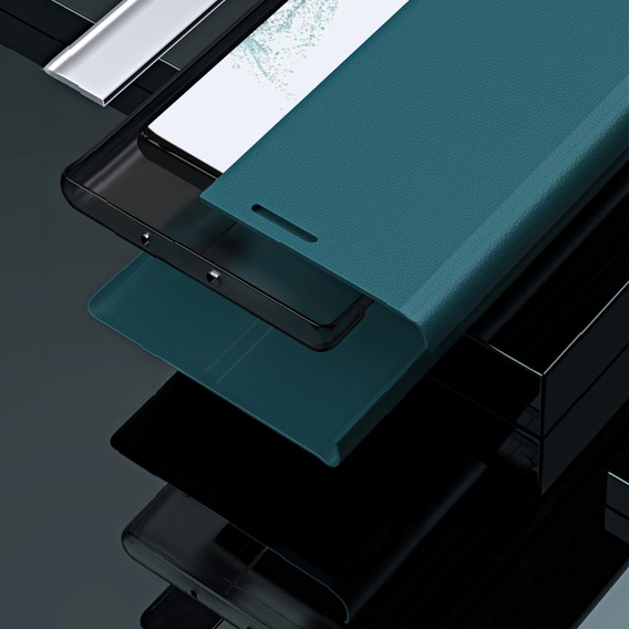 Θήκη με πτερύγιο για Samsung Galaxy A54 5G, Side Magnetic, πράσινη