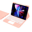 Θήκη + πληκτρολόγιο iPad Air 10.9 4 2020 / 5 2022, Touchpad, ροζ rose gold