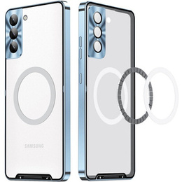 θήκη προστασίας κάμερας για το Samsung Galaxy S21 FE 5G, CamShield MagSafe, διαφανής / μπλε