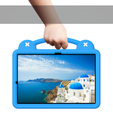 Παιδική θήκη για Samsung Galaxy Tab S10+ Plus, Cute Patterns, με βάση, μπλε