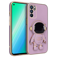 Θήκη για Oppo Reno6 5G,  Astronaut, μωβ