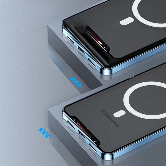 θήκη προστασίας κάμερας για το Samsung Galaxy Note 10+ Plus, CamShield MagSafe, διαφανής / μπλε