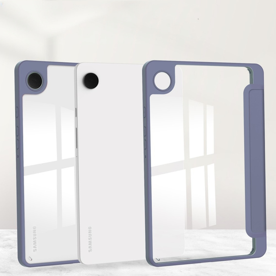 Θήκη για Samsung Galaxy Tab A9, Smartcase Hybrid, με χώρο για γραφίδα, μωβ