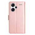 Θήκη με πτερύγιο για Xiaomi Redmi Note 13 Pro+, Butterfly, ροζ rose gold