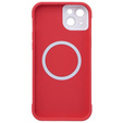 Θήκη για iPhone 15 Plus, ERBORD Armor Mag, κόκκινη