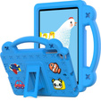 Παιδική θήκη για iPad mini 7.9" 2019/2015/2014/2013/2012 (5/4/3/2/1 gen.), Cute Patterns, με βάση, μπλε