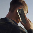 Θήκη για Samsung Galaxy S25 Ultra, GKK Leather, carbon μαύρη