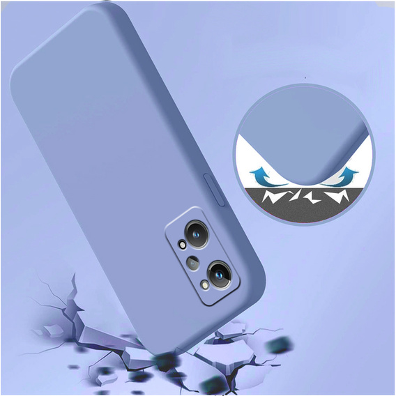Θήκη για Realme GT 2 5G / GT Neo 2 / GT Neo 3T, Silicone Lite, λεβάντας
