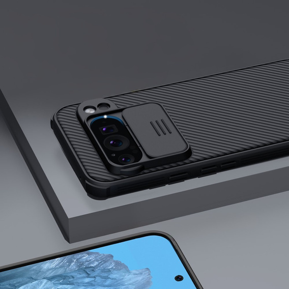 Θήκη για Google Pixel 9 Pro XL, θωρακισμένη Nillkin, CamShield Pro, μαύρη