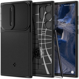 Spigen Optik Armor μαύρη θήκη για Samsung Galaxy S23 Ultra