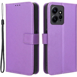 Θήκη με πτερύγιο για Xiaomi Redmi Note 12 4G, Wallet Smart Magnet, μωβ