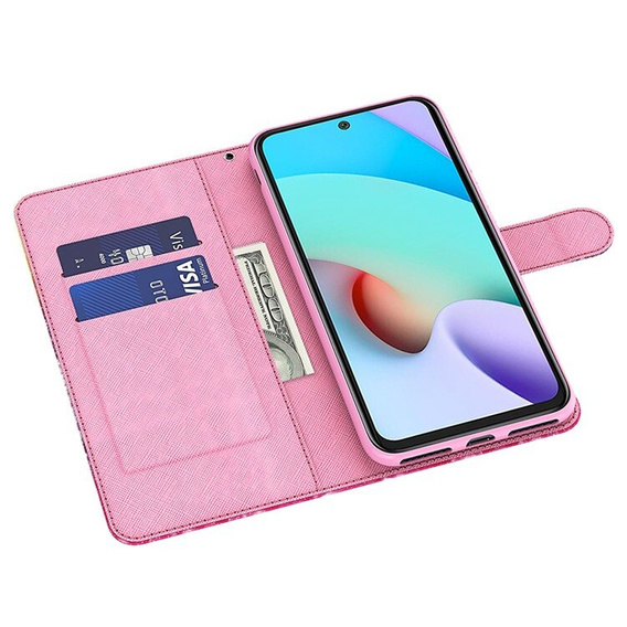 Θήκη με πτερύγιο για Xiaomi Redmi 13C / Poco C65, Wallet, Butterflies μπλε