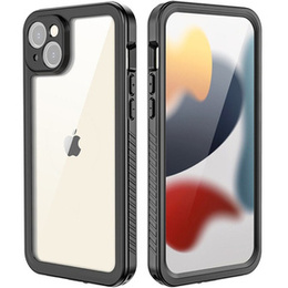 Αδιάβροχη θήκη IP68 για iPhone 15 Plus, Redpepper, μαύρη