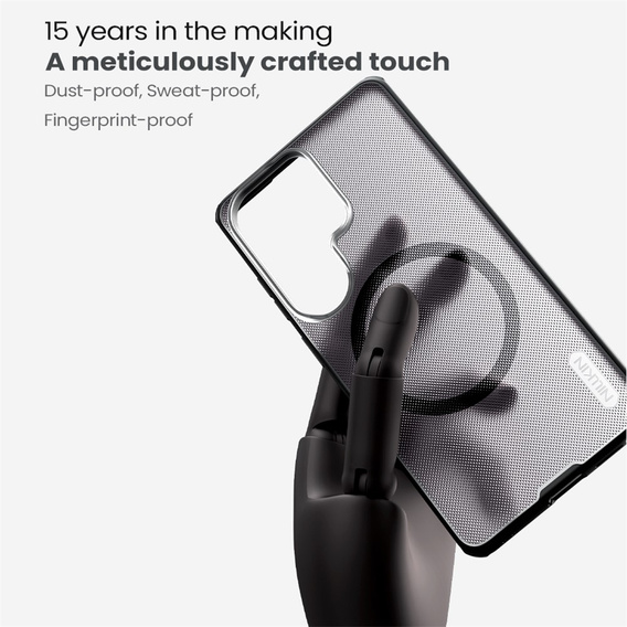 Θήκη Nillkin Frosted Shield Pro MagSafe για Samsung Galaxy S26 Ultra, διαφανής / μαύρη