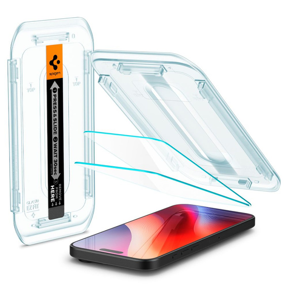 SPIGEN Glas.TR EZ Fit σκληρό γυαλί (2 τμχ) για iPhone 17 Pro Max / 16 Pro Max