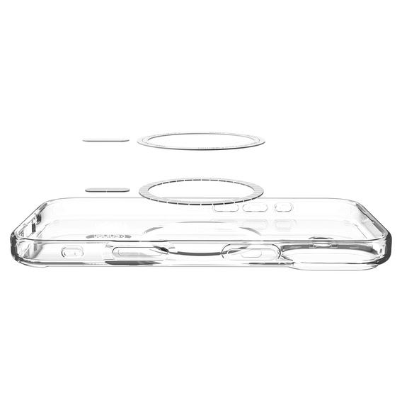 Θήκη Spigen Ultra Hybrid MagSafe για iPhone 17, Διαφανές/λευκό