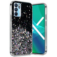 Θήκη για OPPO Reno 6 5G, Glittery, μαύρη