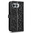 θήκη πτερύγιο για T Phone 3 5G, Wallet Rhombus, μαύρη