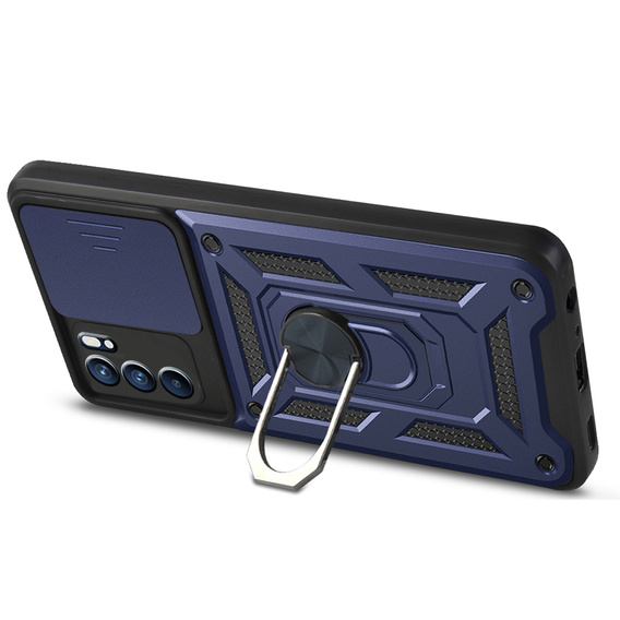 Θήκη για Oppo Reno 6 5G, CamShield Slide, μπλε