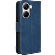 Θήκη με πτερύγιο για Xiaomi Poco X7 Pro 5G, Card Slot, σκούρο μπλε