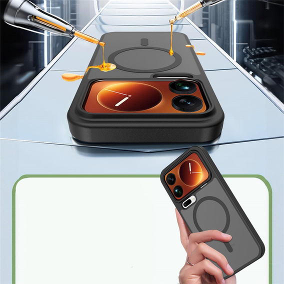 Θήκη Fusion Hybrid για MagSafe για Xiaomi 17 Pro Max, μαύρη