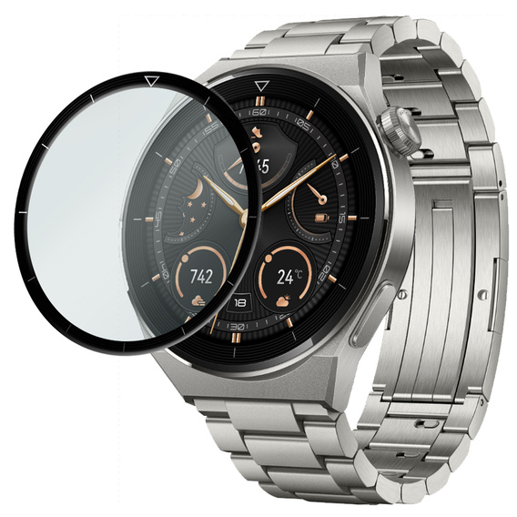 2x υβριδικό γυαλί ERBORD για Huawei Watch GT 3 Pro 46mm