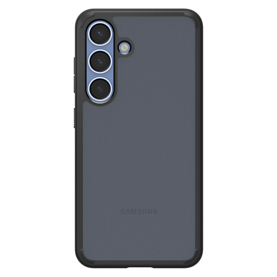 θήκη Spigen για Samsung Galaxy S25, Ultra Hybrid, μαύρο / ματ + μετριασμένο γυαλί 9H