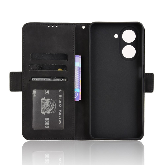 Θήκη με πτερύγιο για Xiaomi Redmi A5, Card Slot, μαύρη