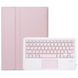 Θήκη πληκτρολογίου για Xiaomi Pad 7 / 7 Pro, TouchPad, ροζ