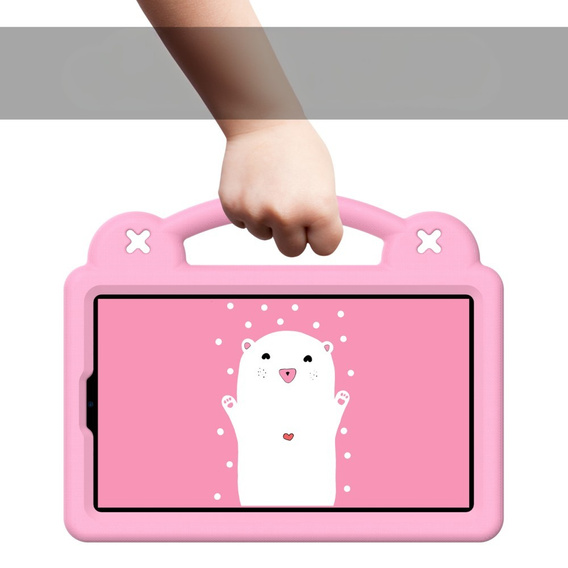 Παιδική θήκη για Xiaomi Redmi Pad SE 8.7", Cute Patterns, με βάση, ροζ