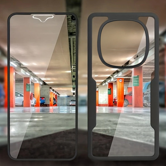Θήκη για Xiaomi Redmi Note 14 Pro 5G, Shockproof, με μεμβράνη, μαύρη