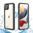Αδιάβροχη θήκη IP68 για iPhone 15 Plus, Redpepper, μαύρη